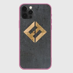 Чехол iPhone 12 Pro Max Concrete and Gold - Foo Fighters