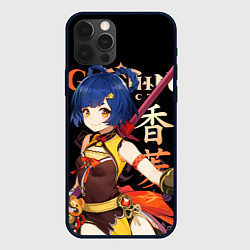Чехол для iPhone 12 Pro Max Сян Лин Genshin Impact, цвет: 3D-черный