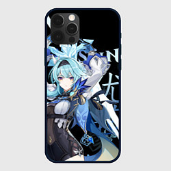 Чехол для iPhone 12 Pro Max Эола Genshin Impact, цвет: 3D-черный