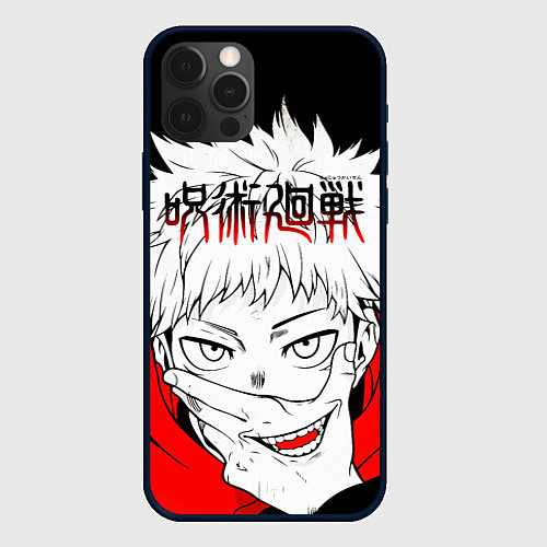 Чехол iPhone 12 Pro Max Jujutsu Kaisen, Юдзи Итадори / 3D-Черный – фото 1