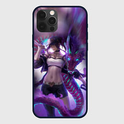 Чехол для iPhone 12 Pro Max LEAGUE OF LEGENDS AKALI ЛИГА ЛЕГЕНД АКАЛИ, цвет: 3D-черный