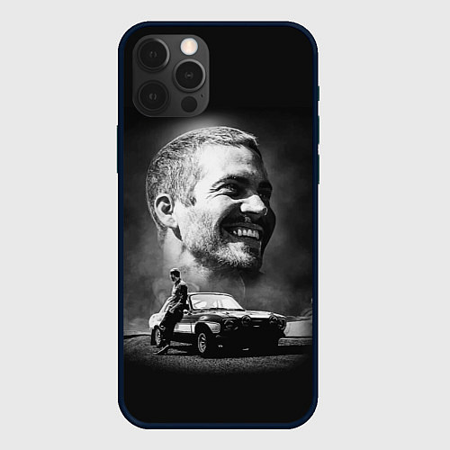 Чехол iPhone 12 Pro Max Paul Walker / 3D-Черный – фото 1