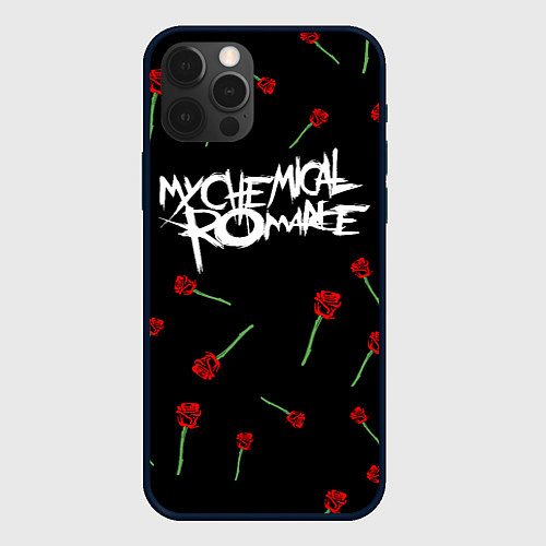 Чехол iPhone 12 Pro Max MY CHEMICAL ROMANCE РОЗЫ MCR ROSES / 3D-Черный – фото 1