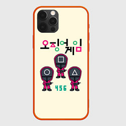 Чехол для iPhone 12 Pro Max 456 СТРАЖИ, цвет: 3D-красный