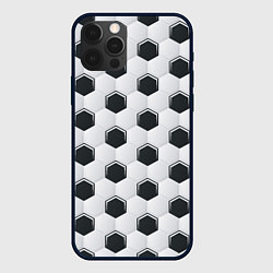 Чехол iPhone 12 Pro Max Текстура футбольного мяча