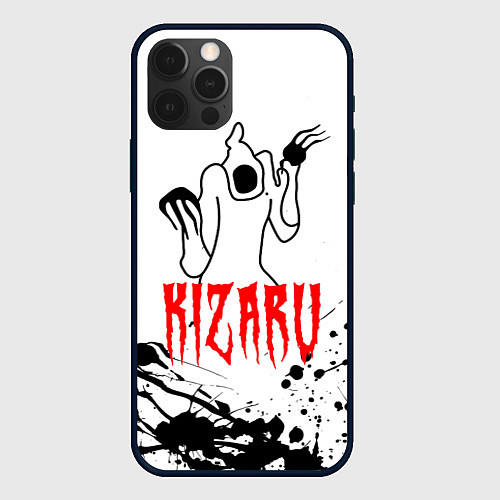 Чехол iPhone 12 Pro Max КИЗАРУ КРАСКА / 3D-Черный – фото 1