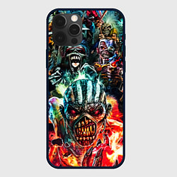 Чехол iPhone 12 Pro Max Iron Maiden allover