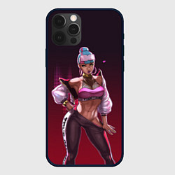 Чехол iPhone 12 Pro Max League of Legends Qiyana