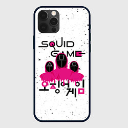 Чехол для iPhone 12 Pro Max SQUID GAME , ИГРА В КАЛЬМАРА, СТРАЖ, цвет: 3D-черный