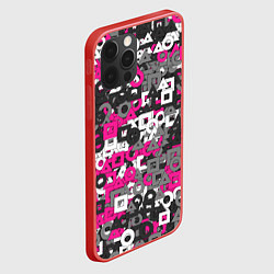 Чехол для iPhone 12 Pro Max Squid Game Camo, цвет: 3D-красный — фото 2