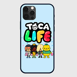 Чехол для iPhone 12 Pro Max Toca Life: Logo, цвет: 3D-черный