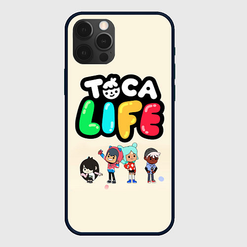 Чехол iPhone 12 Pro Max Toca Life: Persons / 3D-Черный – фото 1