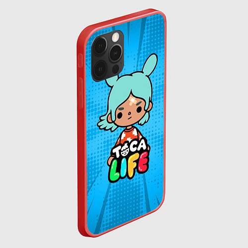 Чехол iPhone 12 Pro Max Toca Life: Rita / 3D-Красный – фото 2