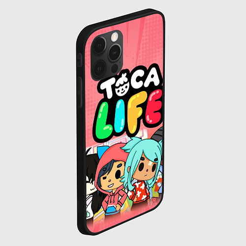 Чехол iPhone 12 Pro Max Toca Life / 3D-Черный – фото 2