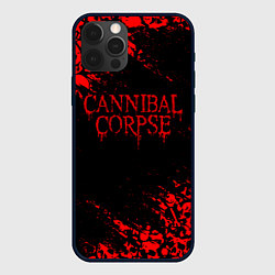 Чехол iPhone 12 Pro Max CANNIBAL CORPSE КРАСНЫЕ ЧЕРЕПА