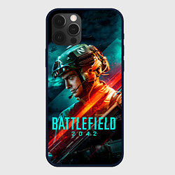 Чехол iPhone 12 Pro Max Battlefield 2042 game art