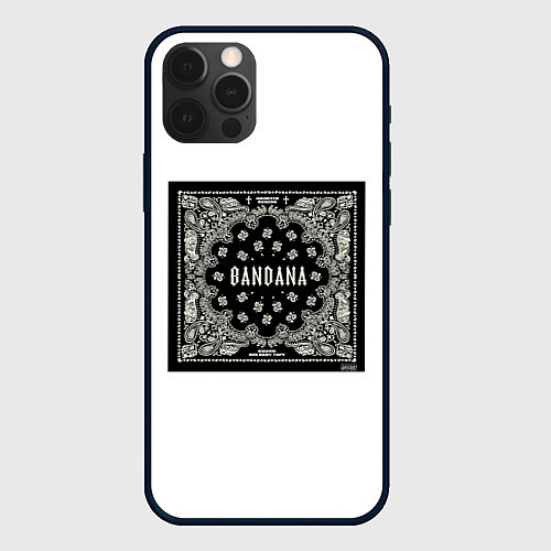 Чехол iPhone 12 Pro Max KIZARU BANDANA / 3D-Черный – фото 1