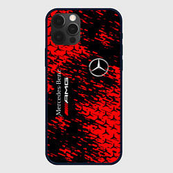 Чехол для iPhone 12 Pro Max Merсedes, цвет: 3D-черный