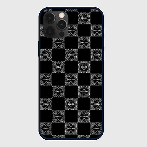 Чехол iPhone 12 Pro Max KIZARU x BIG BABY TAPE BANDANA / 3D-Черный – фото 1