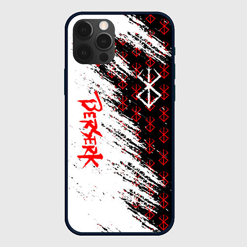 Чехол iPhone 12 Pro Max Berserk Anime / 3D-Черный – фото 1