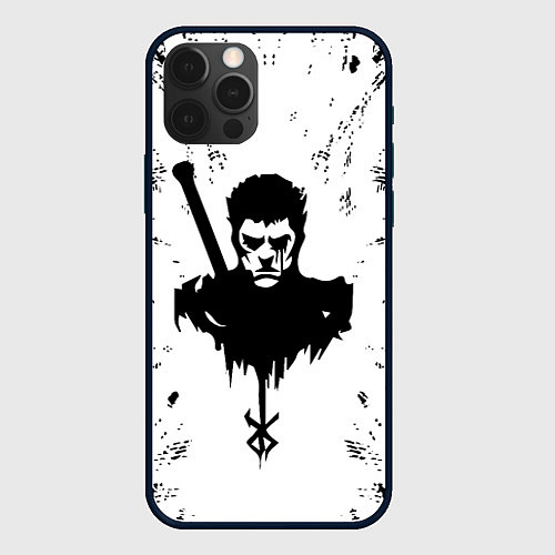 Чехол iPhone 12 Pro Max Берсерк Berserk / 3D-Черный – фото 1