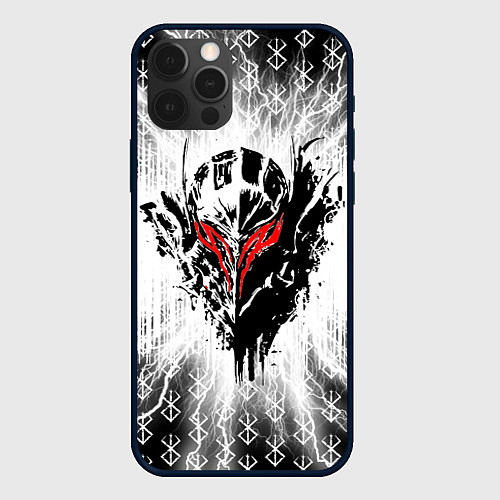 Чехол iPhone 12 Pro Max Берсерк Berserk / 3D-Черный – фото 1