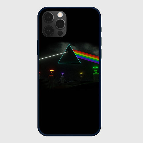 Чехол iPhone 12 Pro Max ПИНК ФЛОЙД PINK FLOYD LOGO / 3D-Черный – фото 1