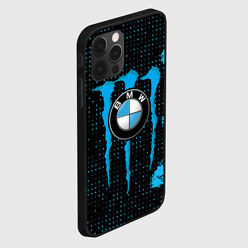 Чехол iPhone 12 Pro Max MONSTER BMW MONSTER ENERGY / 3D-Черный – фото 2