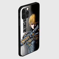 Чехол для iPhone 12 Pro Max Металлическое тело Геноса One Punch-Man, цвет: 3D-черный — фото 2