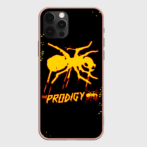 Чехол iPhone 12 Pro Max The Prodigy логотип / 3D-Светло-розовый – фото 1