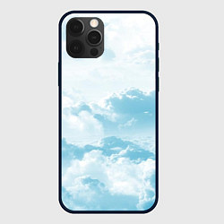 Чехол для iPhone 12 Pro Max Плотные облака, цвет: 3D-черный