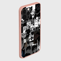 Чехол для iPhone 12 Pro Max Dead Inside Парни, цвет: 3D-светло-розовый — фото 2