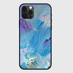 Чехол для iPhone 12 Pro Max Оставленная краска, цвет: 3D-черный