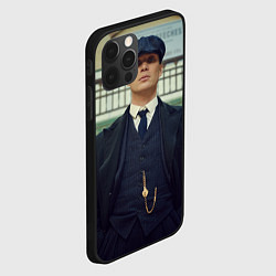 Чехол для iPhone 12 Pro Max Томас Шелби позирует, цвет: 3D-черный — фото 2