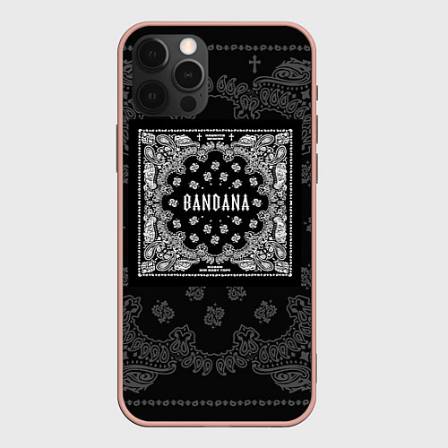 Чехол iPhone 12 Pro Max Big Baby Tape x Kizaru: BANDANA / 3D-Светло-розовый – фото 1