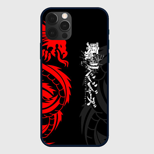 Чехол iPhone 12 Pro Max Токийские Мстители: Красный дракон / 3D-Черный – фото 1