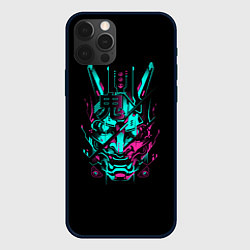 Чехол iPhone 12 Pro Max НЕОНОВЫЙ САМУРАЙ NEON RONIN NEON SAMURAI