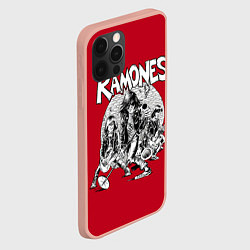 Чехол для iPhone 12 Pro Max BW Ramones, цвет: 3D-светло-розовый — фото 2