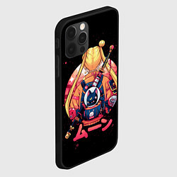 Чехол для iPhone 12 Pro Max Сейлор Мун Sailor Moon, цвет: 3D-черный — фото 2