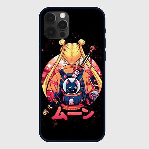 Чехол iPhone 12 Pro Max Сейлор Мун Sailor Moon / 3D-Черный – фото 1