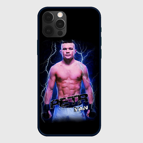 Чехол iPhone 12 Pro Max ПЕТР ЯН БОЕЦ / 3D-Черный – фото 1