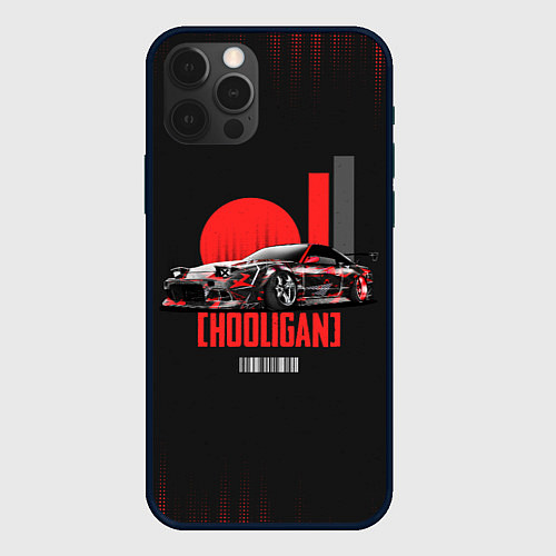 Чехол iPhone 12 Pro Max HOOLIGAN HOONIGAN / 3D-Черный – фото 1