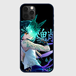 Чехол для iPhone 12 Pro Max Genshin Impact: Сяо, цвет: 3D-черный