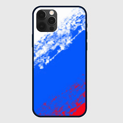 Чехол iPhone 12 Pro Max Флаг РФ триколор