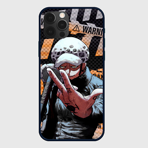 Чехол iPhone 12 Pro Max Трафальгар Ло особо опасен / 3D-Черный – фото 1