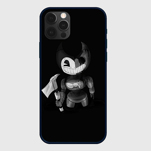 Чехол iPhone 12 Pro Max BENDY - БЕНДИ РОБОТ / 3D-Черный – фото 1