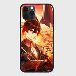 Чехол iPhone 12 Pro Max Genshin Impact: Zhongli