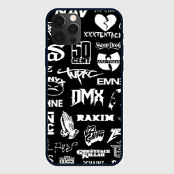 Чехол iPhone 12 Pro Max RAP & HIP HOP LOGOS