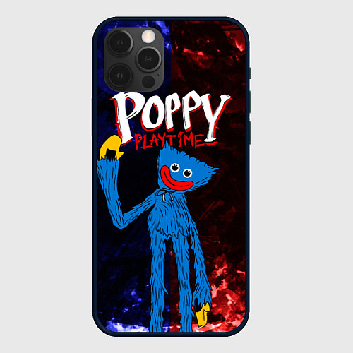 Чехол iPhone 12 Pro Max Poppy Playtime / 3D-Черный – фото 1