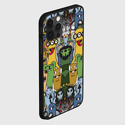 Чехол для iPhone 12 Pro Max Семья монстров в деле, цвет: 3D-черный — фото 2